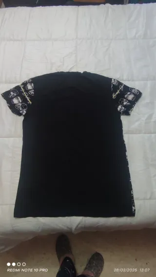 Camiseta Negra Calaveras Dublin Ireland