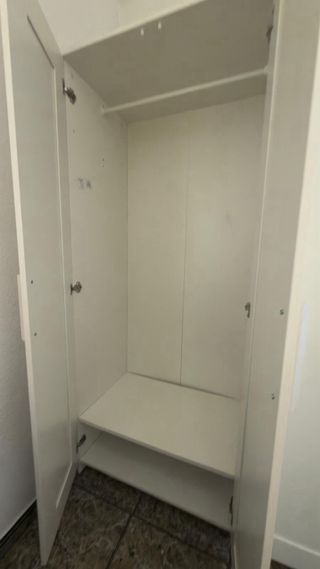 Armario 3 puertas con espejo 117x50x190cm