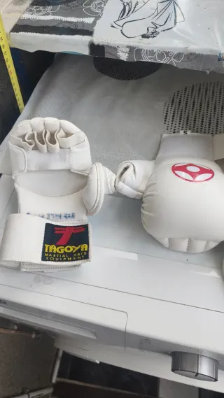 Protecciones Taekwondo Piernas y Guantes