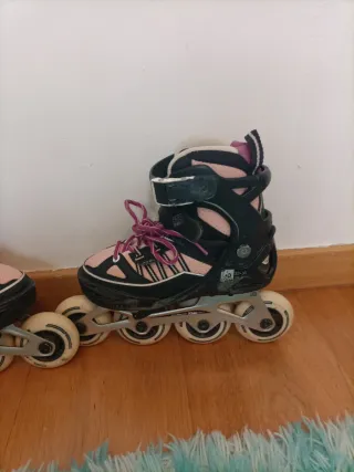 Patines en línea Talla 32-35 + Protecciones
