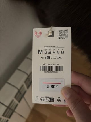 Abrigo de pelo marrón temporada avrual de zara