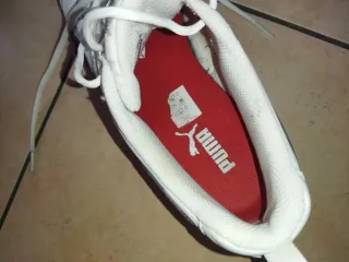 Scarpe Puma Leadcat bianche e rosse 43