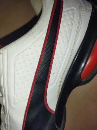 Scarpe Puma Leadcat bianche e rosse 43