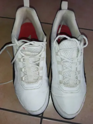 Scarpe Puma Leadcat bianche e rosse 43