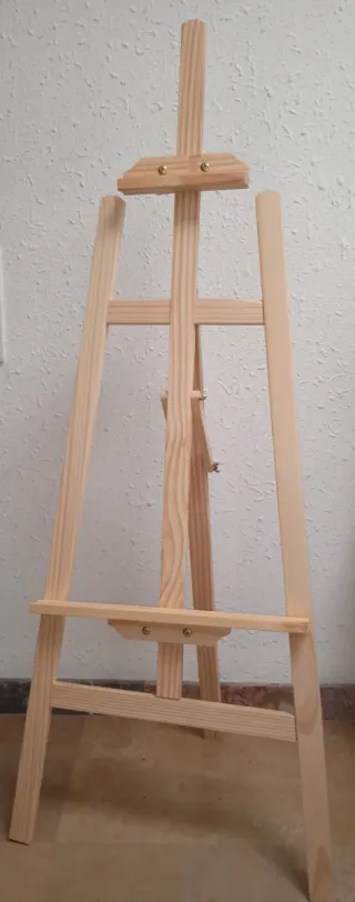 Caballete de madera para pintar