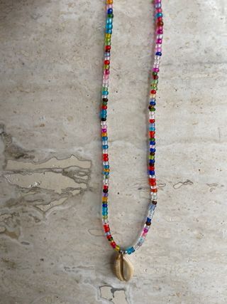 Set 2 collane perline colorate