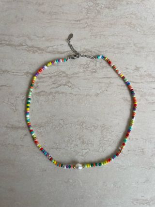 Set 2 collane perline colorate