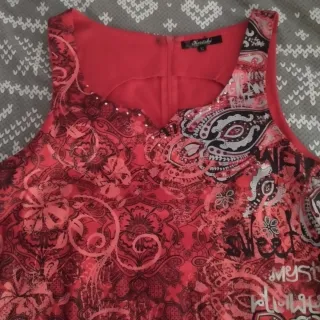 Vestido estampado multicolor