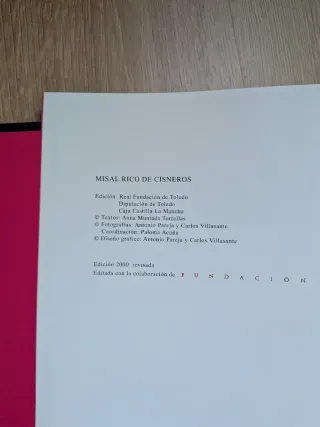 Misal Rico de Cisneros
