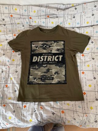 Camiseta verde militar Primark