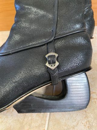 Botas Diesel negras tacón diseño original talla 37