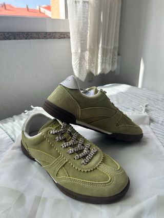 Zapatillas Bimba y Lola verde lima