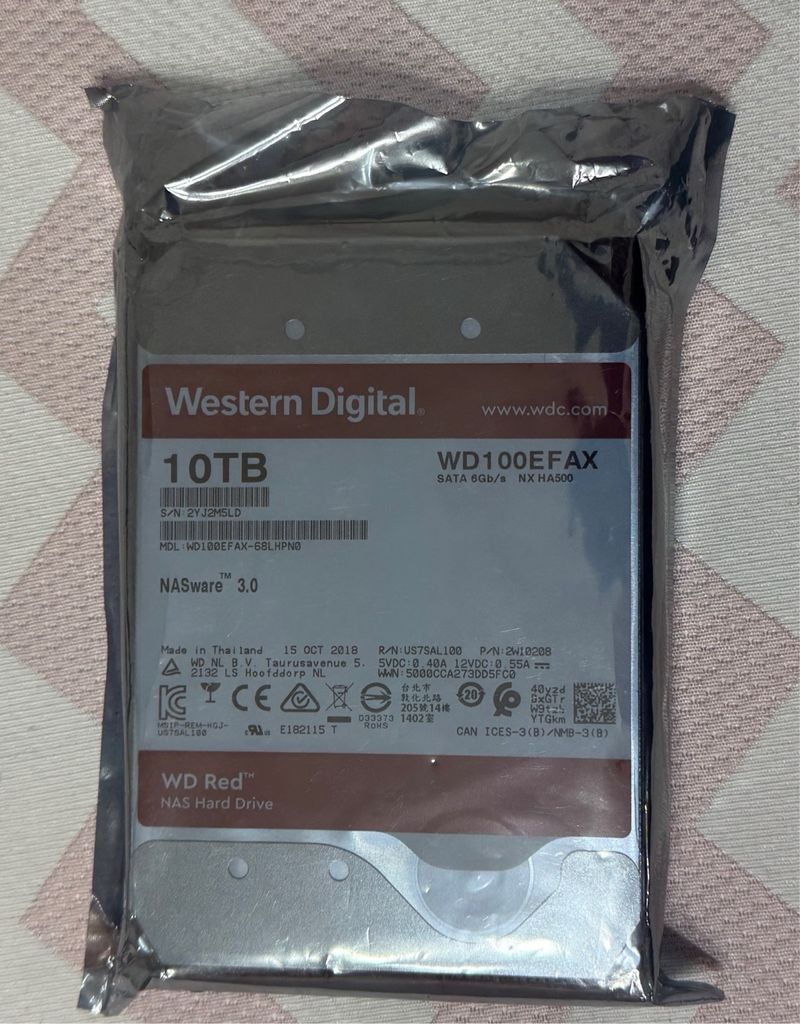 Disco Duro WD Red NAS 10TB WD100EFAX afbeelding 2