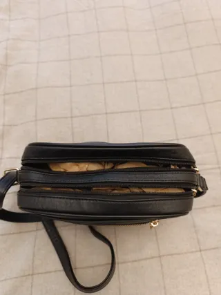 Bolso bandolera negro y marróno