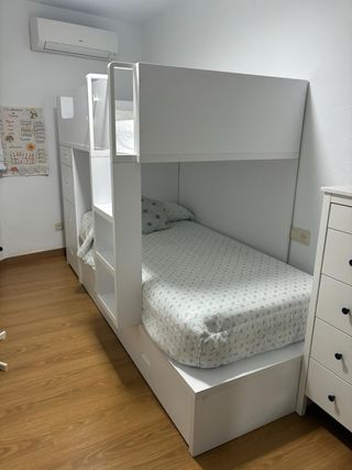 Litera Tren Blanca Kenay Home