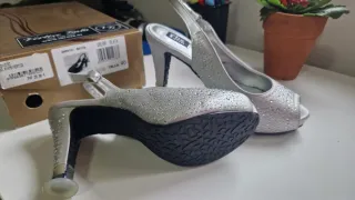 Zapatos de fiesta Vertize Gala Plata Talla 40