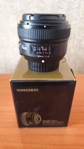 Objetivo Yongnuo 50mm f/1.8 para Nikon