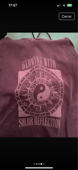 Sudadera con estampado Glowing With