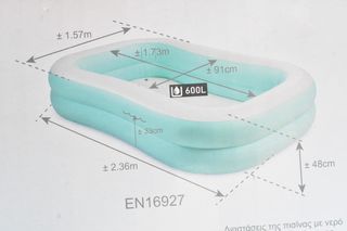 Piscina Hinchable Familiar Rectangular Intex