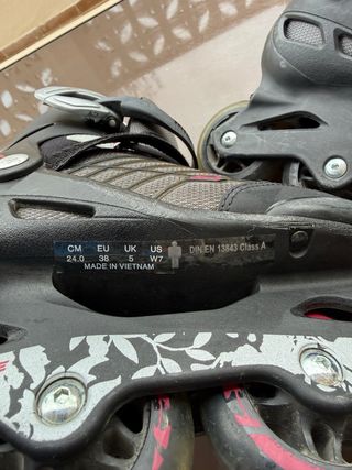 Patines línea Zetra Blade talla 38