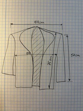 Chaquetón de piel zorro plateado