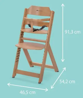 Trona de madera Safety 1st y Trona de viaje.