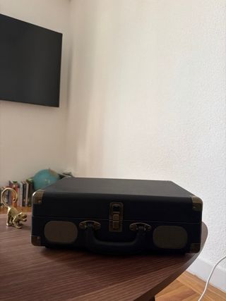 Tocadiscos RetroLife Portátil Bluetooth Negro