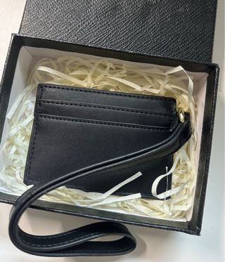 Tarjetero Isabel Marant Negro con Tachuelas