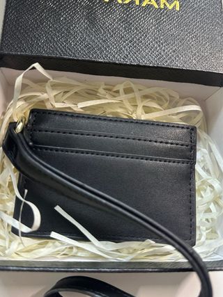 Tarjetero Isabel Marant Negro con Tachuelas