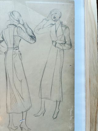 Bozzetto moda 1930 circa