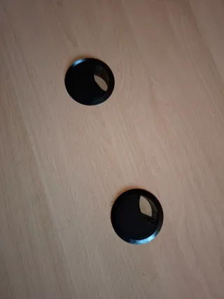 Mesa de reuniones ovalada de madera