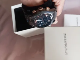 Reloj Emporio Armani AR1410 Cerámica Oro Rosa