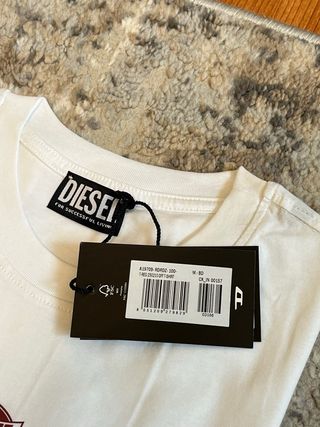 T-shirt Diesel bianca taglia M