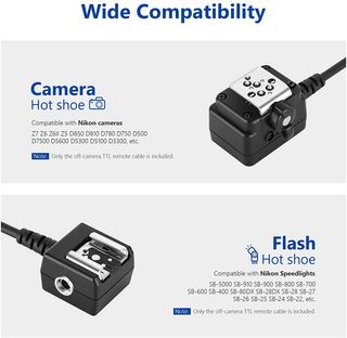 Cavo NEEWER TTL 2m per Flash Speedlite NUOVO