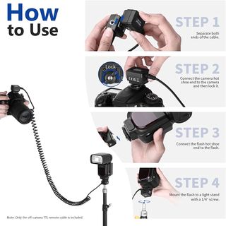 Cavo NEEWER TTL 2m per Flash Speedlite NUOVO