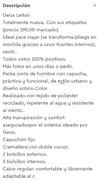Geox Respira Modelo Leitan Talla 48 M/L Naranja