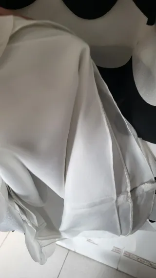 Vestido fiesta Sonia Peña negro y blanco