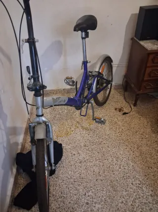 2 Bicicletas Plegables (1 con suspensión)