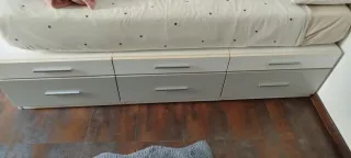 Cama juvenil con cajones