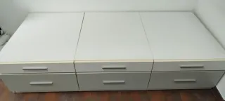 Cama juvenil con cajones