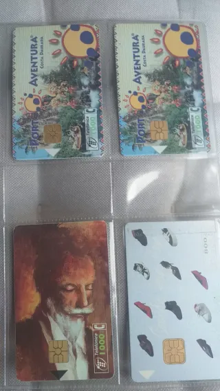 Collezione di Vecchie Carte Telefoniche