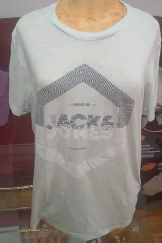 Camiseta Jack & Jones Hombre Blanca