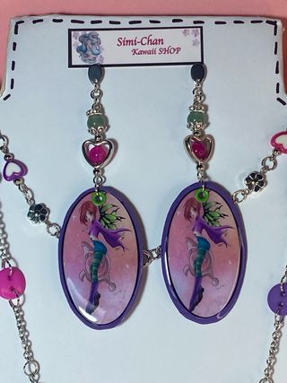 Parure collana e orecchini W.I.T.C.H.