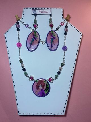 Parure collana e orecchini W.I.T.C.H.