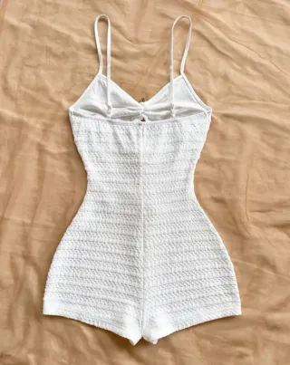 Mono corto verano blanco