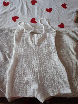 Mono corto verano blanco