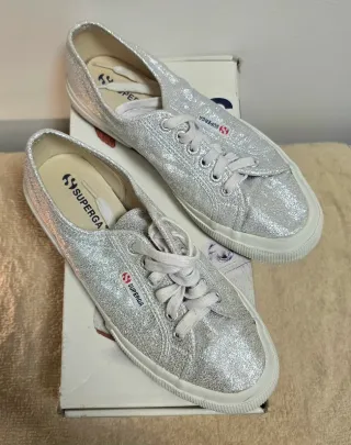 Superga 1820 Argento Tg 40