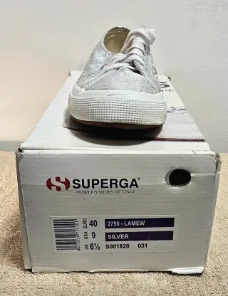 Superga 1820 Argento Tg 40