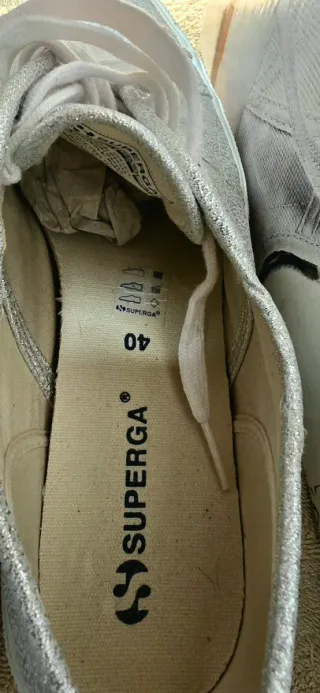 Superga 1820 Argento Tg 40