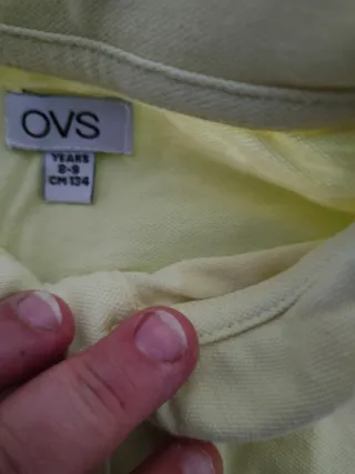 Polo bambina OVS giallo